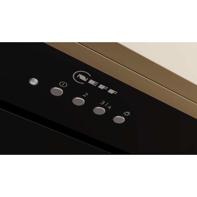 Neff D86NAC1S0B 86cm, 3 speeds + intensive, LED lights. Optional Standard Recirculation Kit Z5135X3