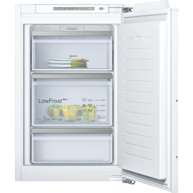 Neff GI1216DE0 N 70, Built-in freezer, 87.4 x 55.8 cm, soft close flat hinge - Low Frost