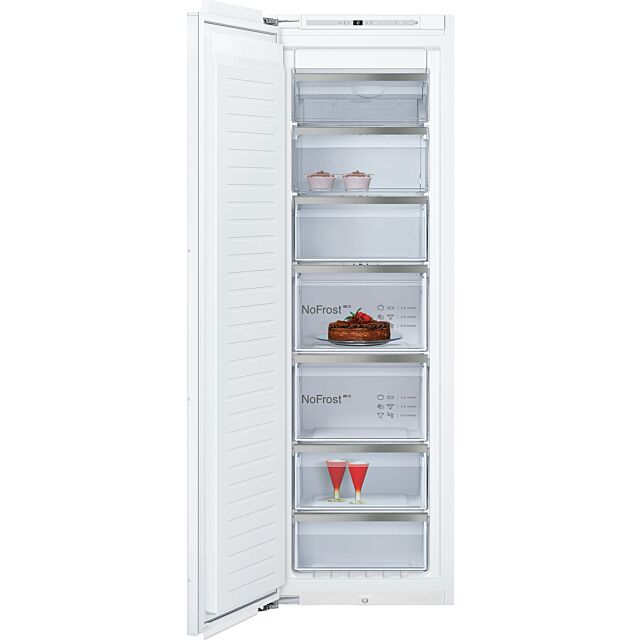 Neff GI7815NE0 N 90, Built-in freezer, 177.2 x 55.8 cm, soft close flat hinge