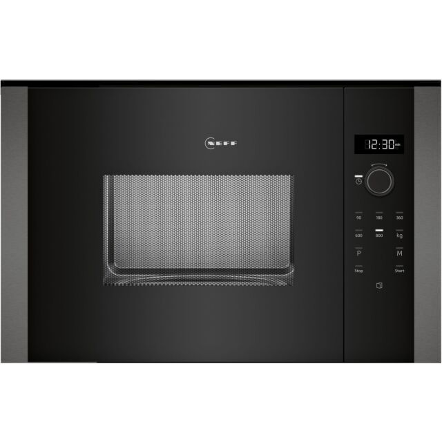 Neff HLAWD23G0B N 50, Built-in microwave oven 800W, Graphite-Grey, 20L