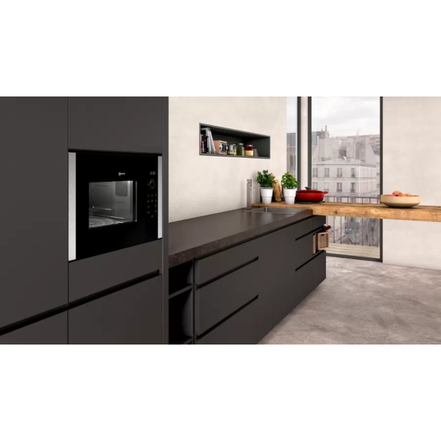 Neff HLAWD53N0B Upto 900W, 25L, 5 power levels, electronic, 25L