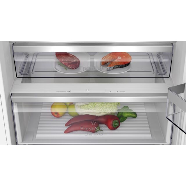 Neff KB7962SE0 Built-In N 50, Built-in fridge-freezer with freezer at bottom, 193.5 x 69.1 cm, sliding hinge
