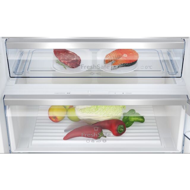 Neff KB7966DD1G 193.5X70.8 Xxl Nofrost Bottom Freezer, 1 Freshsafe Drawer, 1 Xxl Freshsafe Veg Drawe