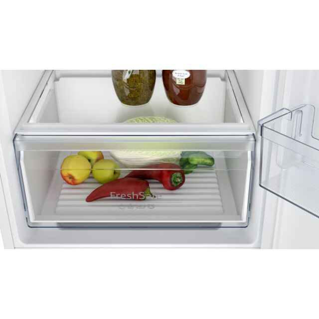 Neff KI5871SE0G N 30, Built-in fridge-freezer with freezer at bottom, 177.2 x 54.1 cm, sliding hinge
