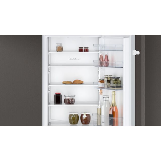 Neff KI5871SE0G N 30, Built-in fridge-freezer with freezer at bottom, 177.2 x 54.1 cm, sliding hinge