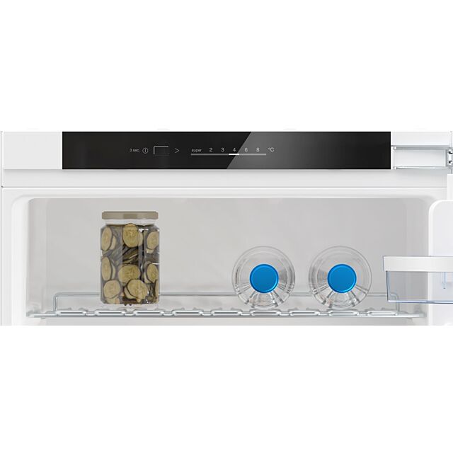 Neff KI5872FE0G N 50, Built-in fridge-freezer with freezer at bottom, 177.2 x 54.1 cm, flat hinge - white