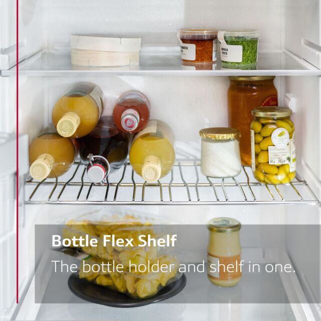 Neff KI6873FE0G N 70, Built-in fridge-freezer with freezer at bottom, 177.2 x 55.8 cm, flat hinge