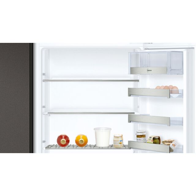Neff KI6873FE0G N 70, Built-in fridge-freezer with freezer at bottom, 177.2 x 55.8 cm, flat hinge