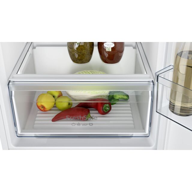 Neff KI7861SE0G N 30, Built-in fridge-freezer with freezer at bottom, 177.2 x 54.1 cm, sliding hinge