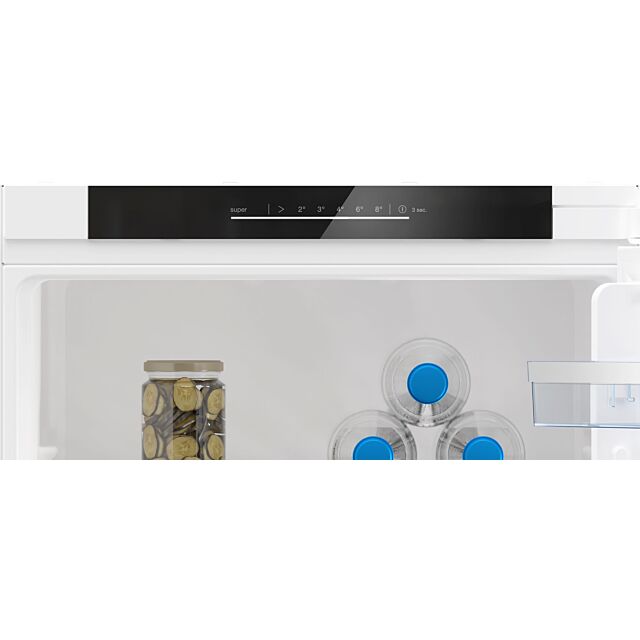 Neff KI7862SE0G N 50, Built-in fridge-freezer with freezer at bottom, 177.2 x 54.1 cm, sliding hinge