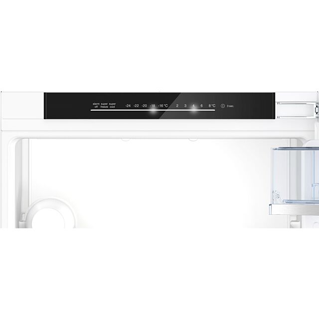 Neff KI7863DD0G N 70, Built-in fridge-freezer with freezer at bottom, 177.2 x 55.8 cm, soft close flat hinge