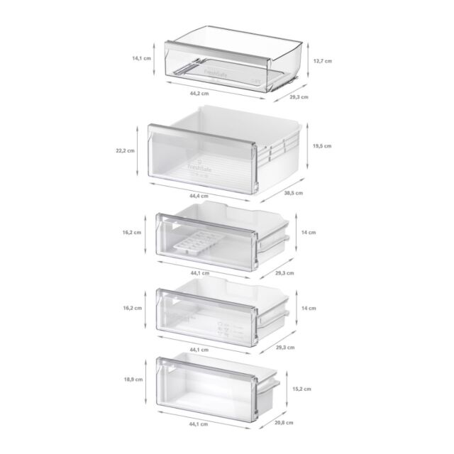 Neff KI7962FD0G 193.5X54 Xl Nofrost Bottom Freezer, Led Light, Xxl Freshsafe Drawer, Freshsafe Chill