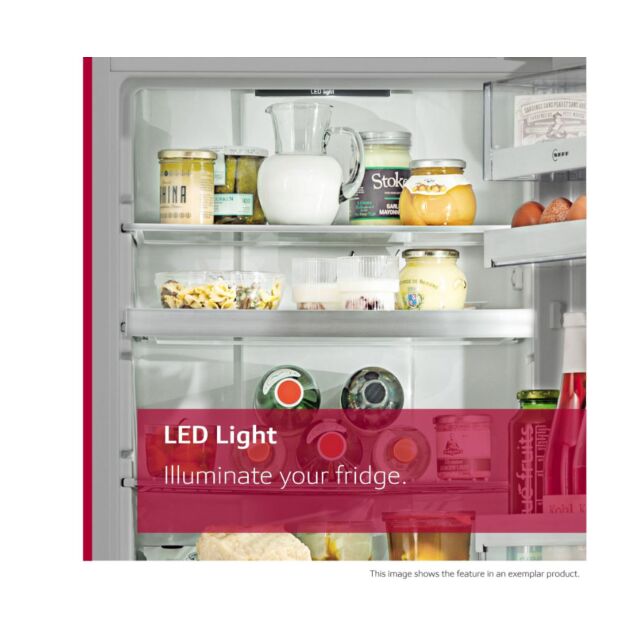 Neff KI7962FD0G 193.5X54 Xl Nofrost Bottom Freezer, Led Light, Xxl Freshsafe Drawer, Freshsafe Chill