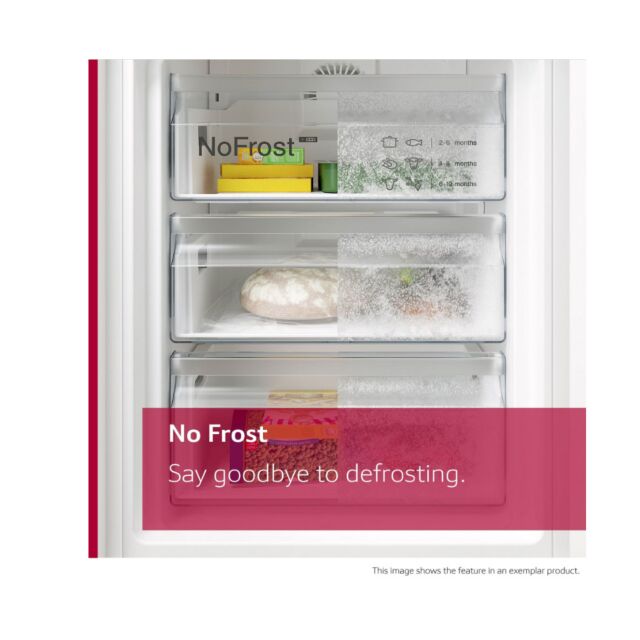 Neff KI7962FD0G 193.5X54 Xl Nofrost Bottom Freezer, Led Light, Xxl Freshsafe Drawer, Freshsafe Chill
