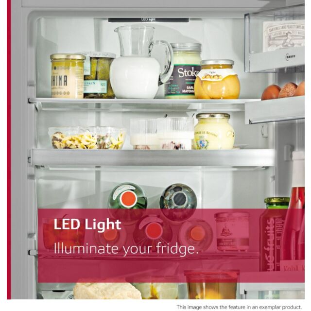 Neff KI8815OD0G 177x55.8 Built in Fridge, FreshSafe 3, FreshSafe 3, 0° with jog dial, bottle flex sh