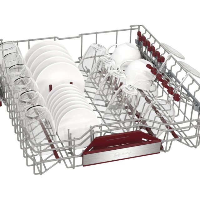 Neff S195HCX17G 6 Programmes, Flex 2 Baskets, Flex Cutlery Drawer, 5 Options, Gap Illumination (Whit