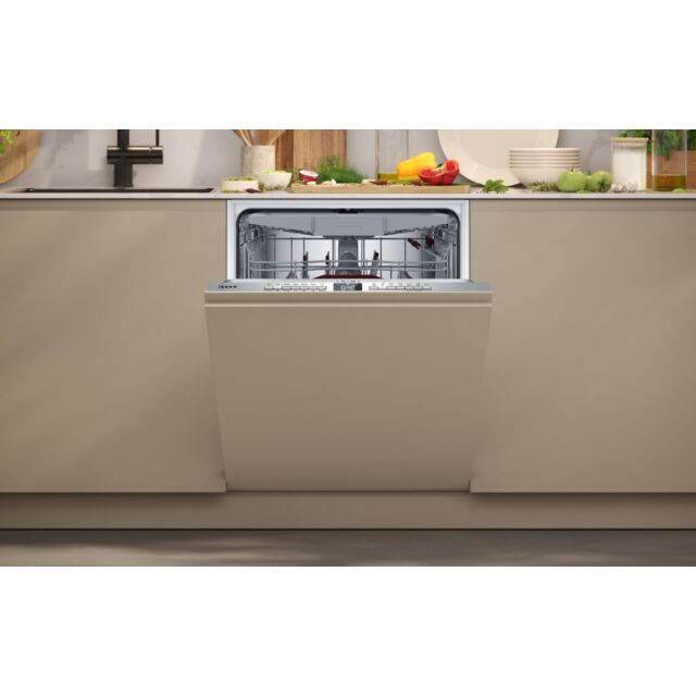 Neff S195HCX17G 6 Programmes, Flex 2 Baskets, Flex Cutlery Drawer, 5 Options, Gap Illumination (Whit