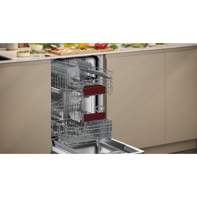 Neff S875HKX21G N 50, Fully-integrated dishwasher, 45 cm, Variable hinge