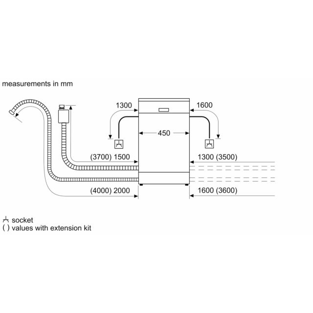 Neff S875HKX21G N 50, Fully-integrated dishwasher, 45 cm, Variable hinge