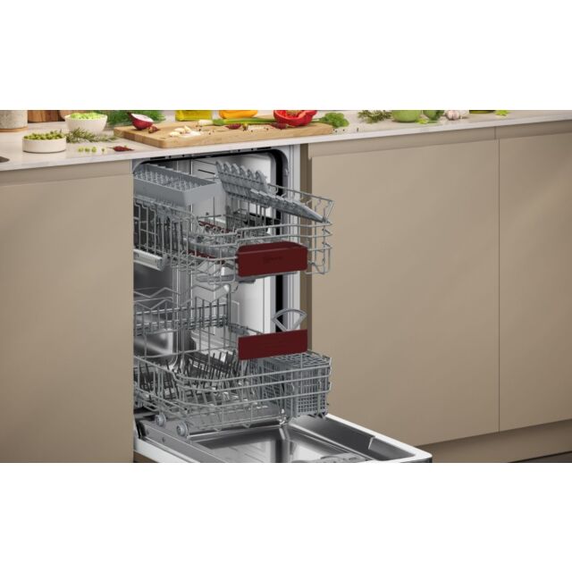 Neff S875HKX32G Slimline, 6 Programmes, 5 Options, Flex 2 Baskets, Info Light, 24Hr Time Delay, 44Db