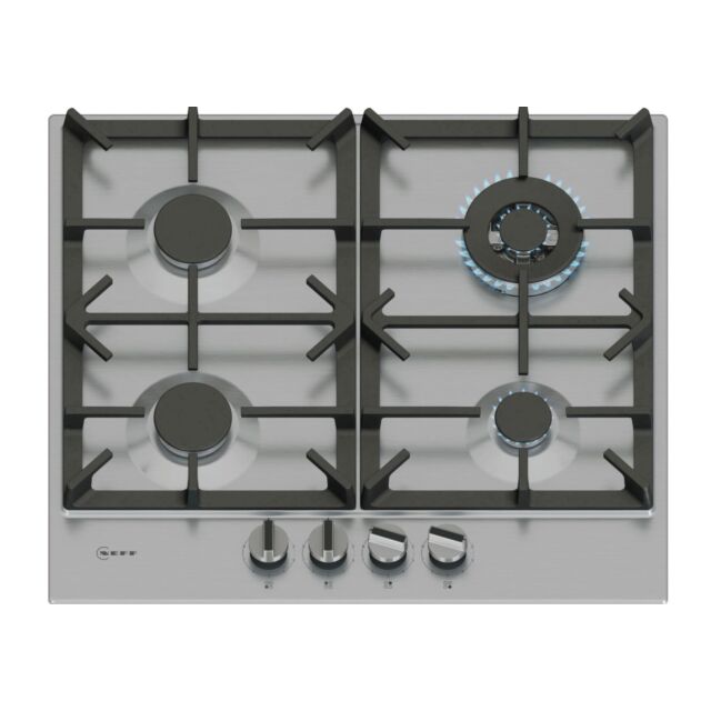 Neff T26CIH8N0 N 70, Gas hob, 60 cm, Stainless steel