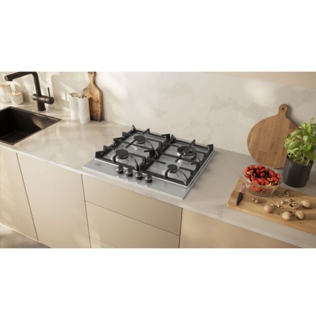 Neff T26CIH8N0 N 70, Gas hob, 60 cm, Stainless steel