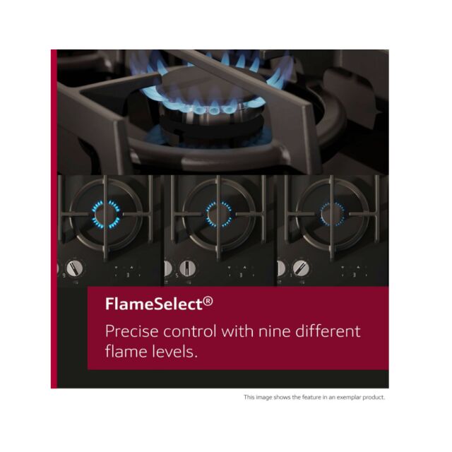 Neff T26CIH8N0 N 70, Gas hob, 60 cm, Stainless steel