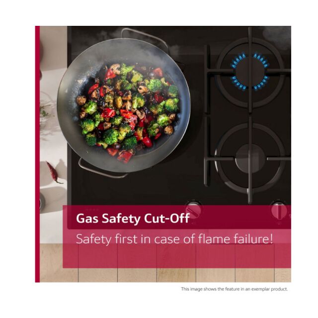 Neff T26GKH8N0 N 50, Gas hob, 60 cm, Stainless steel