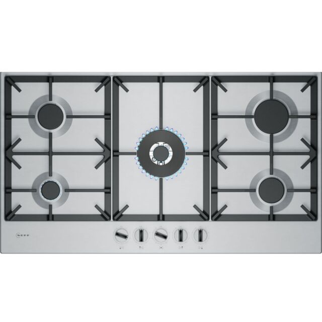 Neff T29CIR8N0 N 70, Gas hob, 90 cm, Stainless steel