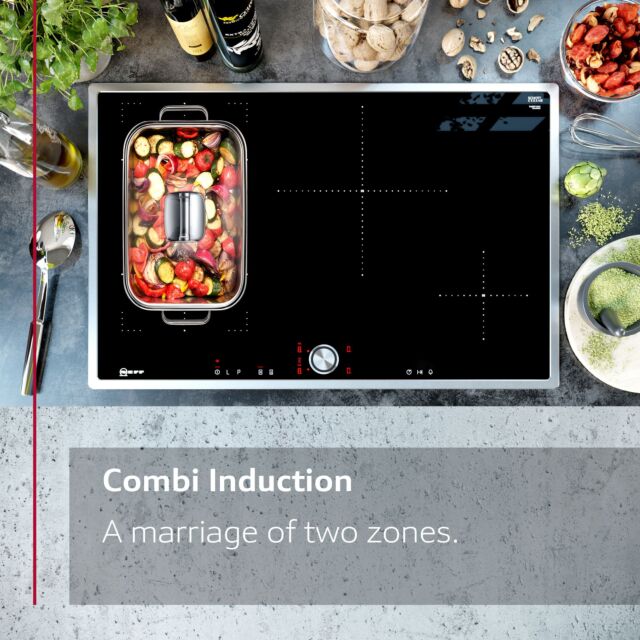 Neff T58FHW1L0KIT N70 Induction Hob with Pan Set 80.2cm - Black
