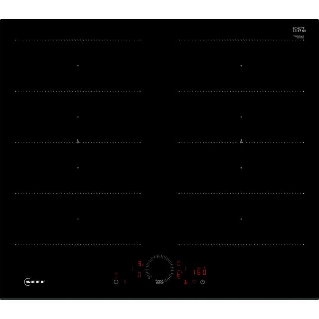 Neff T66FHX4L0 N 70, Induction hob, 60 cm, Black