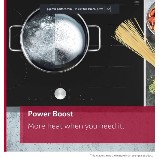 Neff T66NUX4A0 60cm Flex Induction Hob, Matt Black Design glass, Red/White Display, Anthracite Grey 