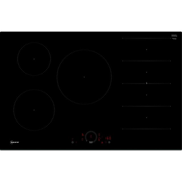 Neff T68FHV4L0 N 70, Induction hob, 80 cm, Black