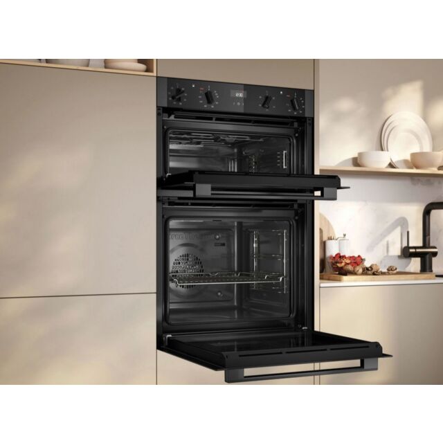 Neff U1ACE2AG3B 59.4cm Built In Electric Double Oven - Graphite Grey