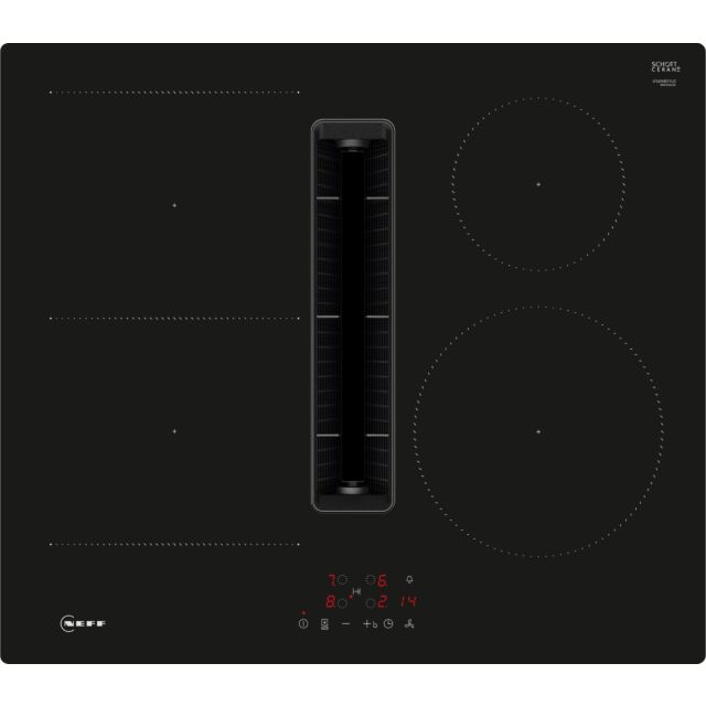 Neff V56NBS1L0 N 50, Induction hob with integrated ventilation system, 60 cm, surface mount without frame