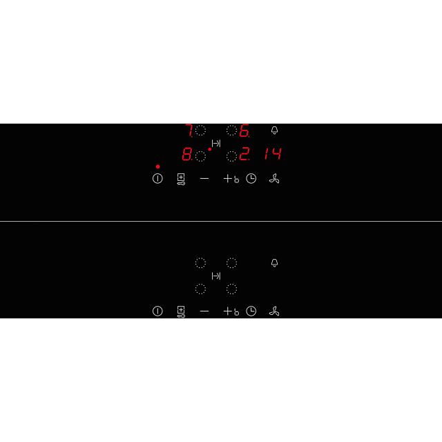 Neff V58NBS1L0 N 50, Induction hob with integrated ventilation system, 80 cm, surface mount without frame