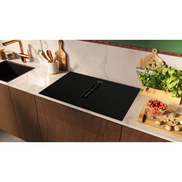 Neff V58PHQ4C0 80Cm Venting Hob, Twist Touch Control, 2 X Combi Zone + Ventilation, Favourite Button