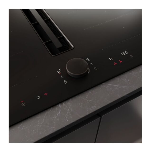 Neff V68YYX4B0 HOB N 90, Induction hob with integrated ventilation system, 80 cm, Matt black