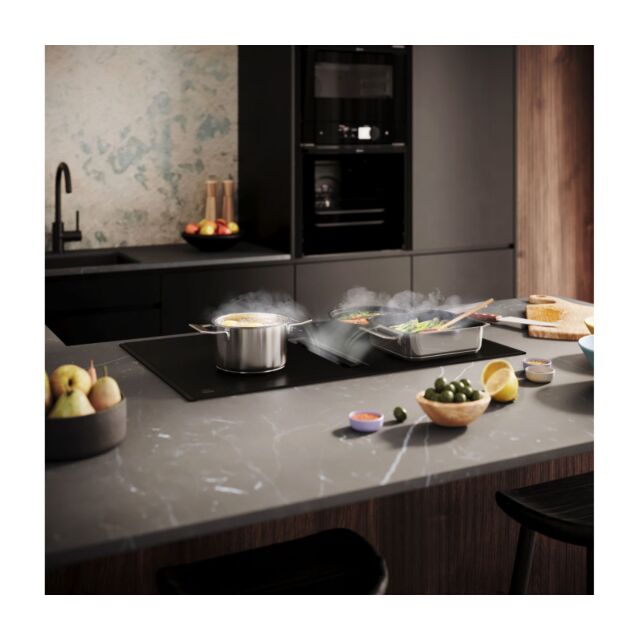 Neff V68YYX4B0 HOB N 90, Induction hob with integrated ventilation system, 80 cm, Matt black