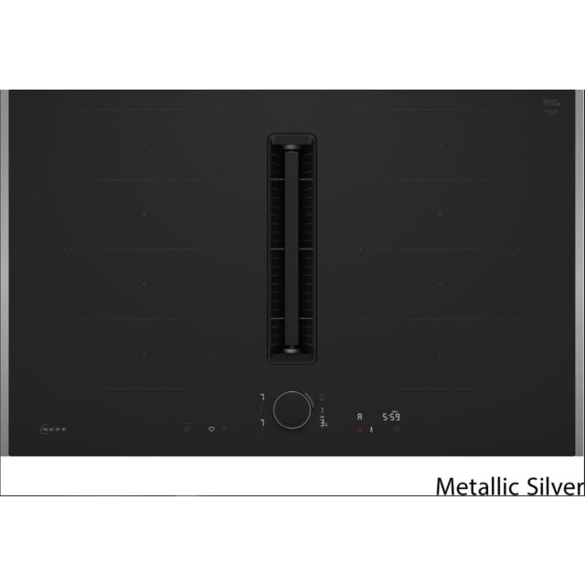 Neff V68YYX4B0 HOB N 90, Induction hob with integrated ventilation system, 80 cm, Matt black