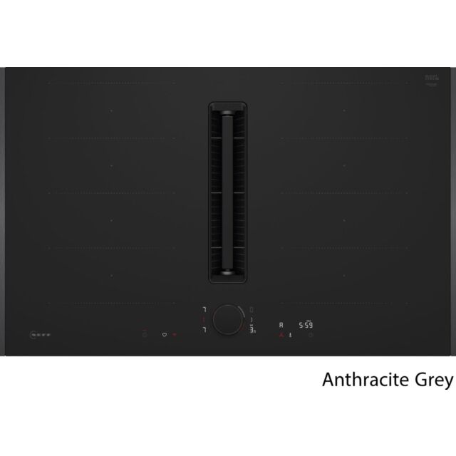 Neff V68YYX4B0 HOB N 90, Induction hob with integrated ventilation system, 80 cm, Matt black