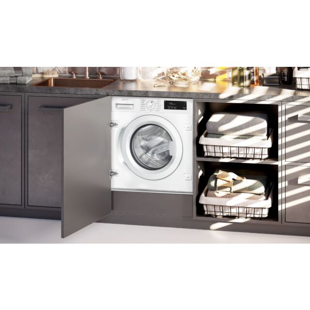 Neff W543BX2GB Capacity 8kg, 1400rpm, 24hr time delay, BLDC motor, Very quiet, LED DrumLight, Anti V