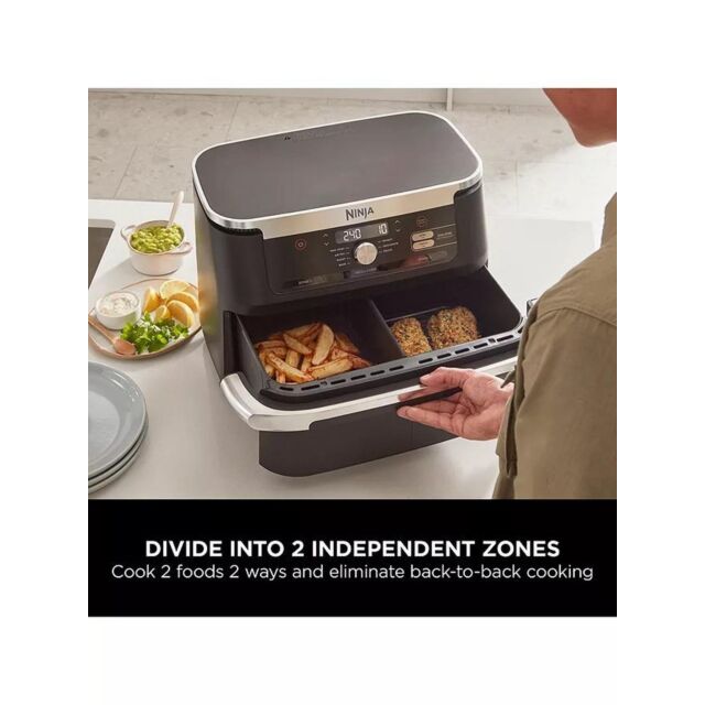 Ninja AF500UK Foodi Flexdrawer Air Fryer - Black
