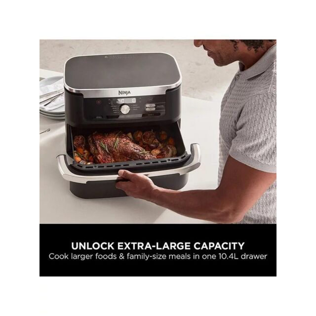 Ninja AF500UK Foodi Flexdrawer Air Fryer - Black
