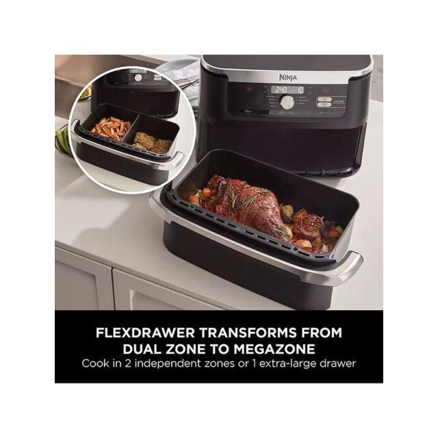 Ninja AF500UK Foodi Flexdrawer Air Fryer - Black