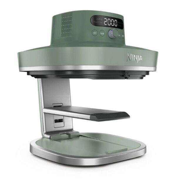 Ninja AS090UKGN Crispi Pro 5-In-1 Glass Air Fryer - Green