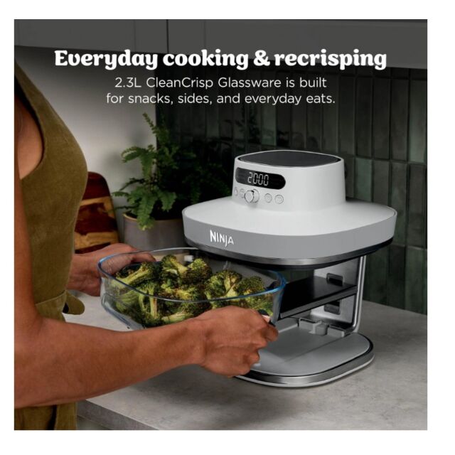 Ninja AS090UKWH CRISPi PRO 5-in-1 Glass Air Fryer - White
