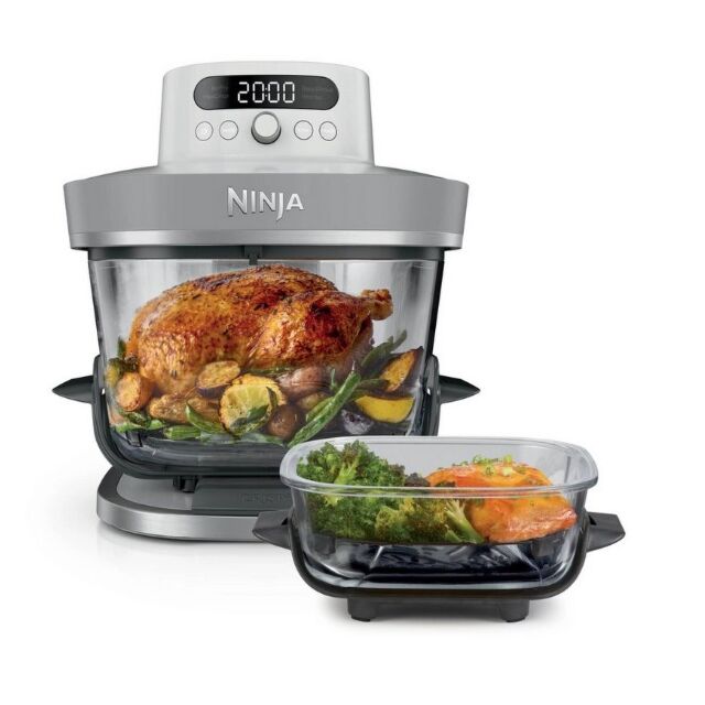 Ninja AS090UKWH CRISPi PRO 5-in-1 Glass Air Fryer - White