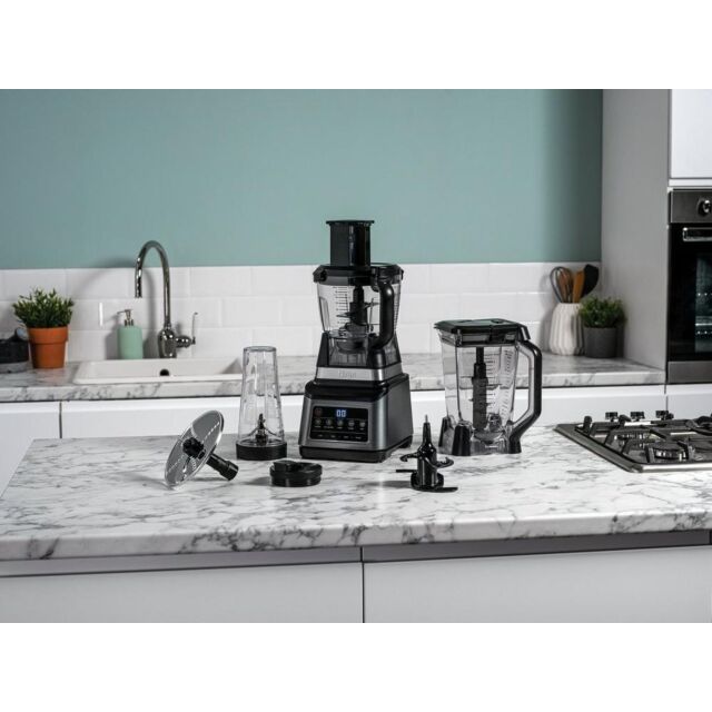 Ninja BN800UK 3-In-1 Food Processor With Auto-Iq - Black/Sliver