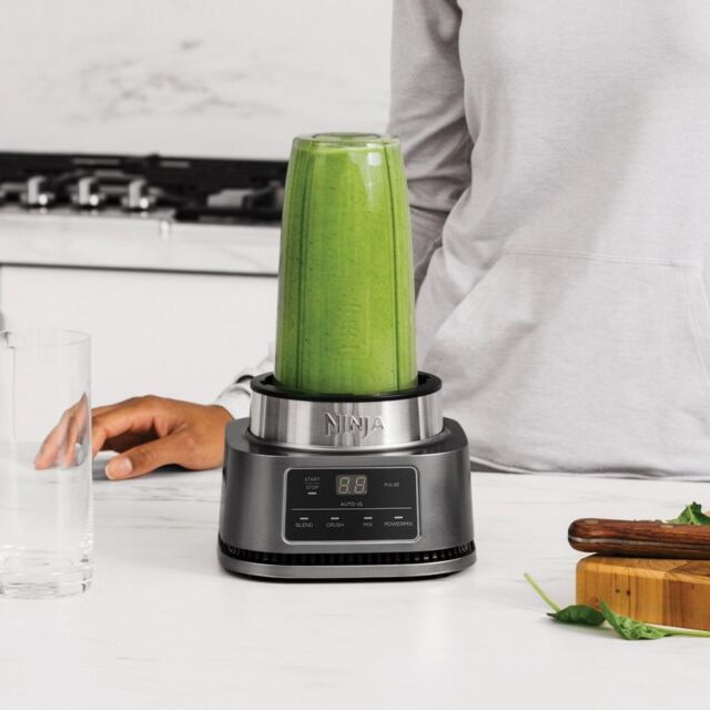 Ninja CB100UK 2-In-1 Foodi Power Nutri Blender With Auto-Iq- Silver